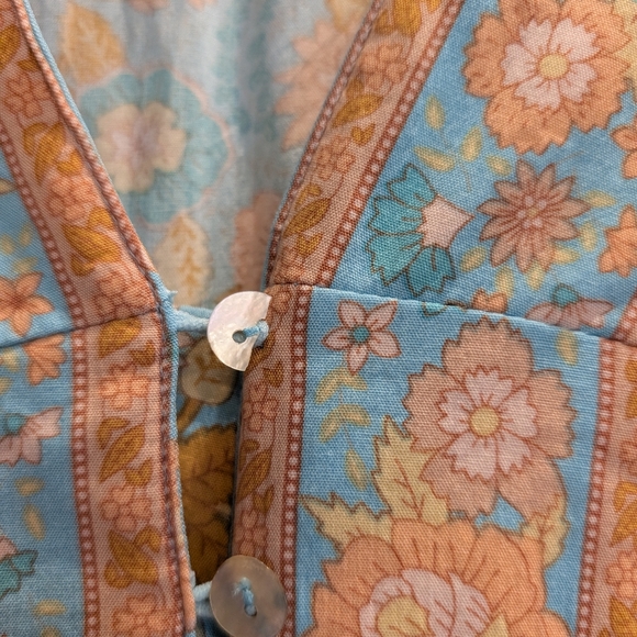 Floral Bohemian V-Neck Dress - Picture 4 of 8